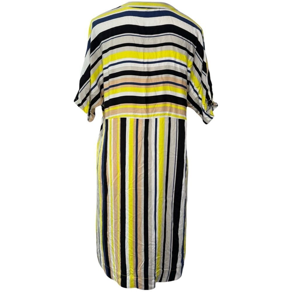 PETER SOM {Anthropologie} Naxos Tunic Dress Striped Boho Shift Rayon - Picture 5 of 9